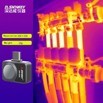스마트폰열화상카메라 스마트폰 열화상 카메라 열감지 적외선 sndway sw-8256 Thermal imager 이미징 온도계 25hz for phone android type