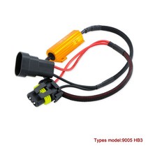 50W H1 H8 H7 H4 자동차 부하 저항 오류 제거기 LED 디코더 Canbus 배선 라이트 h4, 04 H9_02 2 piece