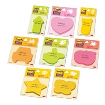 점착메모지 모양포스트잇 접착식메모지 점착식메모지 문구 3M, DoDream™ 하트_DD™