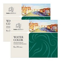 동아 파블 그라피코 수채화물감 2p, 6ml, 24색