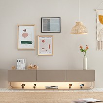 마레앤코 올레드 LED 1800 거실장 티비다이 2colors, 모카(라이트)