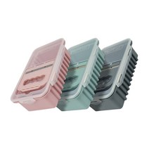 김치푸쉬앤컷 김치자르미 김치컷팅기 김치통 밀페용기 / 김치자르고 보관까지 한번에 냄새안나는 김치통, 민트, 1개