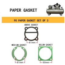 공기 압축기 실린더 헤드 종이 가스켓 세트 두꺼운 오일 펌프 액세서리 3 씰, [03] 파란
