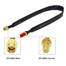 LTE라우터 LTE USB 모뎀 공유기 와이파이 BEVOTOP 케이블 어댑터 윈도우 패스 외부 안테나용 SMA 수-SMA 암 4G 5G 라우터 50 옴 RF, [02] 30CM, [04] RP M to SMA F