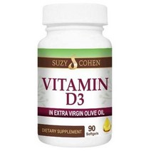 Vitamin D3 5 000 IU by Suzy Cohen. Gluten Free amp; Non-GMO Best Vitamin D3 Supplement in Organic O, One Color, One Size