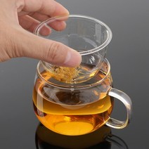 Tree 라벤더 티머그 유리잔 300ml, 단일, 상품 1세트