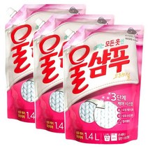 울샴푸 중성세제 리필형 1.4L X 3개