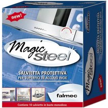 FALMEC 청소용 천 MagicSteel 스테인레스 스틸 청소및관리 10개 독일직구