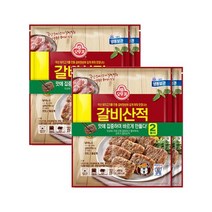 오뚜기 갈비산적 간편식 밀키트 400g (2개입) 간식 혼밥, 2세트