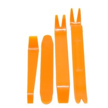 자동차오디오수리 휴대용 자동차 도어 클립 트림 제거 도구 키트 플라스틱 라디오 패널 분해 인테리어 수리 4 개 5, [02] 4 Pcs Yellow Set