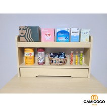[카미코코] LPM 3컬러 다용도 2단 수납장, 700 다용도 2단 수납장 (네추럴)