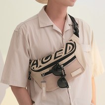 에이지그레이 AG22FDG 포지션 슬링백 힙색 옆으로매는 작은 핸드폰 어깨가방 허리힙쌕