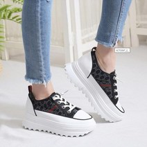 여성 베로나 키높이 스니커즈 통굽 운동화 슬립온 6cm