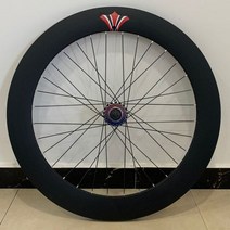 트렉자전거 트랙자전거 사이클링 픽시 플립 플롭 휠 림 높이 70mm 전면 후면 32H 허브 단일 속도 휠셋 고정 기어 알루미늄 합금, Rear Black+Clincher+70mm