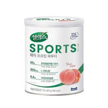 셀렉스 스포츠 웨이프로틴 파우더 복숭아, 627g, 8개
