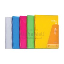 [코리아문구사] 알파 비비드 스프링화일 40P, 분홍
