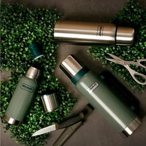 스탠리 어드벤처 등산 캠핑 산악용 보온병 500ml 750ml, 500ml 그린, 산악용 500ml
