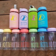 기린 파우치 350ml 물병파우치 마이보틀 파우치, 블루