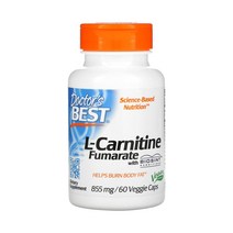 닥터스 베스트 L 엘 카르니틴 푸마르산 855mg 베지캡슐 60정 2개월분 아미노산, 60캡슐