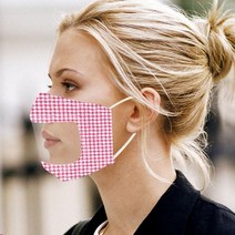 [씨에이지몰] 입모양마스크 페이스쉴드 강의용마스크 투명마스크 *WS8076EA