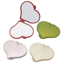 ST-300 하트 접이식 손거울7x6cm(색상랜덤)/휴대용 화장 미용 소형 미니, 쿠팡도매몬 1, 쿠팡도매몬 본상품선택
