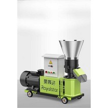 사료 과립기 펠렛 제조기 톱밥 성형기 모이 압축기, 220v+4kw 모터+출력 90-150kg/h