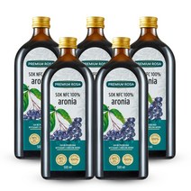 프리미엄로사 아로니아 원액 100% 500ml, 5개