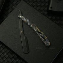 전문가용 수동 면도기 스트레이트 에지 스테인레스 스틸 이발사 면도 접이식 면도 수염 커터, I