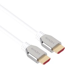 HDMI2.1 8K UHD 화이트 최고급형 프리미엄 케이블 1m, 2m, 1개