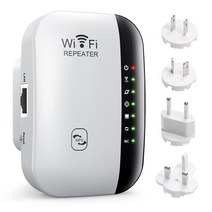 무선 라우터 신호 증폭기 와이파이 리피터, 01 WHITE_01 UK plug