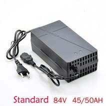 48V 60V 72V 96V 50AH 60AH 리드 산 성 배터리 지능형 충전기 전기 세발 자전거 차량 자전거 스쿠터 ATV 이동 카트, Standard 84V50AH