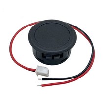 DC 4-100V LED 디지털 디스플레이 라운드 2 선 전압계 자동차 전류 측정기 볼트 감지기 테스터 모니터 창, 01 빨간