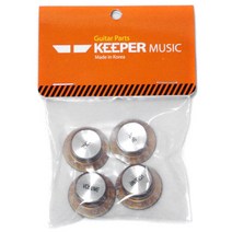 Keeper Tophat Insert 노브 (mm타입), Black/Gold