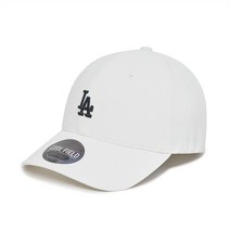 베이직 쿨필드 핏 앤 플랙스 언스트럭쳐 볼캡 LA White, Free, 화이트