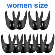 신발관리기 살균 건조 소독 관리 기 신발 운동화 운동화를위한 5 Pair 구두 들것 Anti Crease Protector 발, 01 Black - Women size