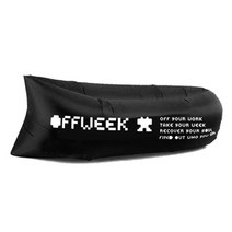 재입고 야외 빈백 에어 쇼파 침대 캠핑 쿠션 아웃도어 대형까페 비치 사계절 호텔 의자, 블랙