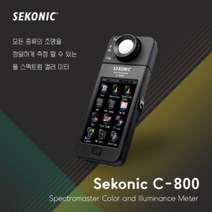 [SEKONIC] 세코닉 C-800 Spectromaster Color and Illuminance Meter컬러미터색온도측정계풀터치방식, 단품