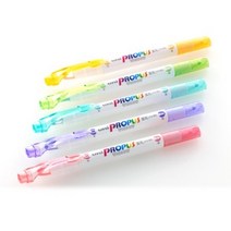 프로퍼스 윈도우형광펜(소프트칼라)-4.0mm/0.6mm 트윈팁(5컬러), 색상