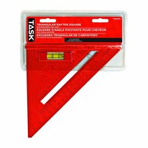 Task Tools T58000 폴리 삼각형 서까래 스퀘어 (스피드 스퀘어) 삼각자 바이알 포함