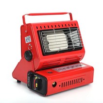 캠핑 부탄가스난로 가스히터 난방 낚시난로 차박 난로, 흑알케인 가스탱크 겸용