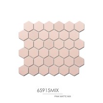 모자이크타일 벽타일 DIY 바닥타일 벌집타일 헥사곤 텍스쳐타일 바닥타일 엠브라 AMBRA 51X59 65915MIX