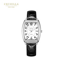 CRISELLA 크리젤라 여자 여성 예쁜 얇은 사각 가죽 밴드 손목시계 976L