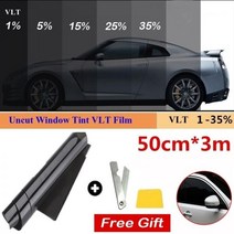 썬팅반사필름 윈도우 틴트 필름 50cm X 3 6m 1 5 15 25 35 50 퍼센트 VLT 유리 스티커 자동차 UV 프로텍터 차양, 6m Transmittance 35
