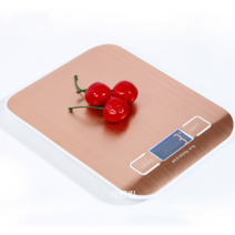 리앤킴 디지털 5kg 주방용 전자 저울 ST1137, 골드