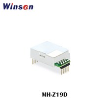 10pcs Winsen MH-Z19D NDIR CO2 모듈 고감도 저전력 소비 UART PWM 출력 내수 증기 간섭, 01 400-2000ppm