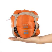 침낭 동계 캠핑 겨울 동계 사계절 사계절 거위털 겨울용 캠핑용품 LIXADA 190*75cm 봉투 성인 캠핑 야외 미니 보행 해변 초경량 여행가방 춘추, 1 건, 주황색