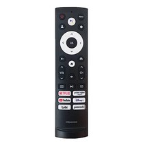 하이센스 스마트 구글 TV 모델 ERF3V0H용 AJPro 교체 리모컨과 43A6H 50A6H 55A6H 65A6H 75A6H 50U6H 55U6H 65U6H 75U6H 65U8H