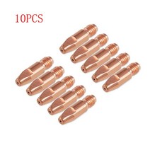 용접노즐 가스 구리 접촉 팁 토치, 2.08mm  10PCS