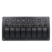 캠핑카 스위치 버튼 카라반 패널 조작 제어 요트, 8단 기어