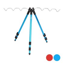 아피스 일자형 삼각받침대 3단 AB-1305 원터치, 블루